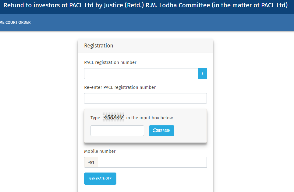 PACL से पैसे वापस लेने के लिए आवेदन कैसे करें ?