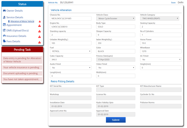How To Transfer Vehicle Ownership Online IN Hindi Bike RC Transfer Kaise Kare 4