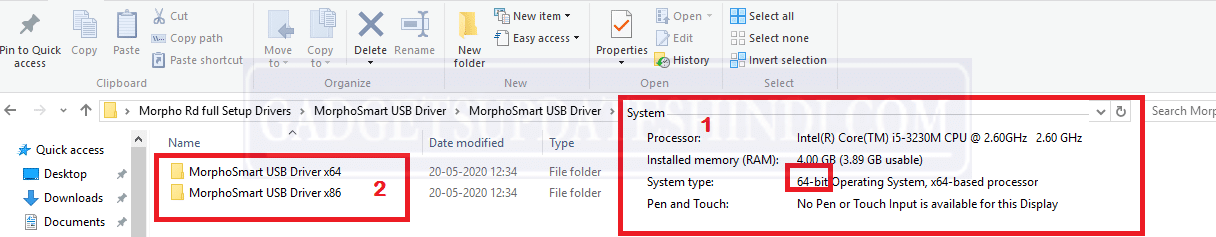 Computer Operating System 32bit 64bit Morpho Setup Before Installing