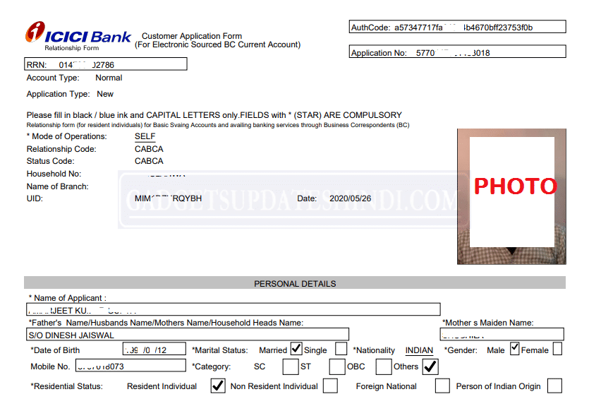 ICICI BANK CSC MITRA BC REGISTRATION FORM PROCESS 2020