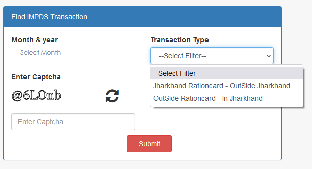 Find IMPDS Transaction