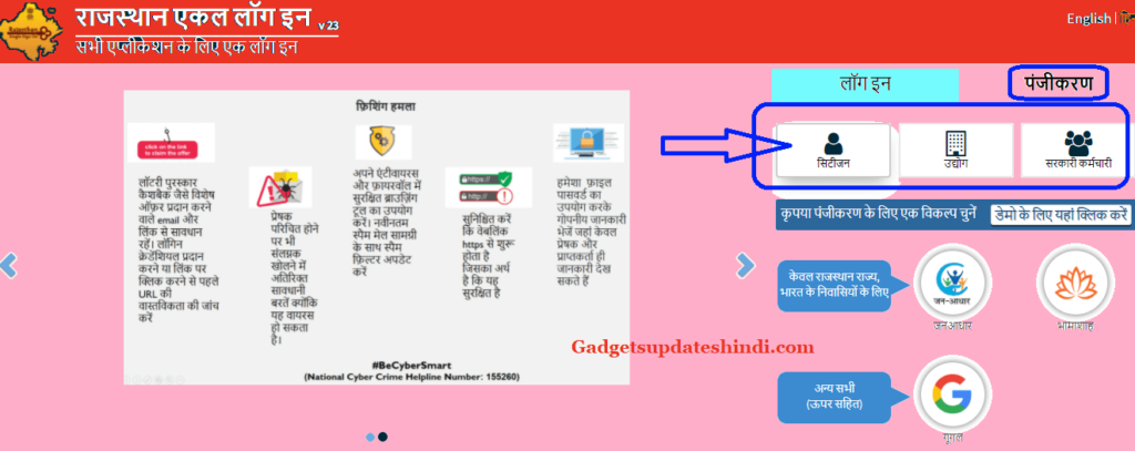 Learn how to apply to get SSO Rajasthan ID?