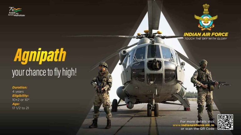 Agniveer Bharti Yojana Form recruitment 2022