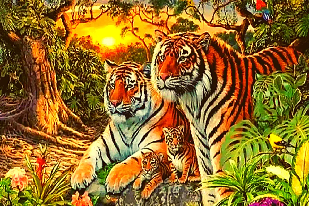 Optical Illusion - 16 gardens hidden in a single photo