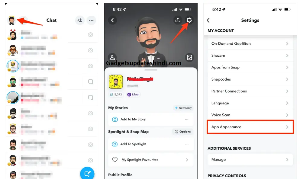 Enable Dark Mode in Snapchat