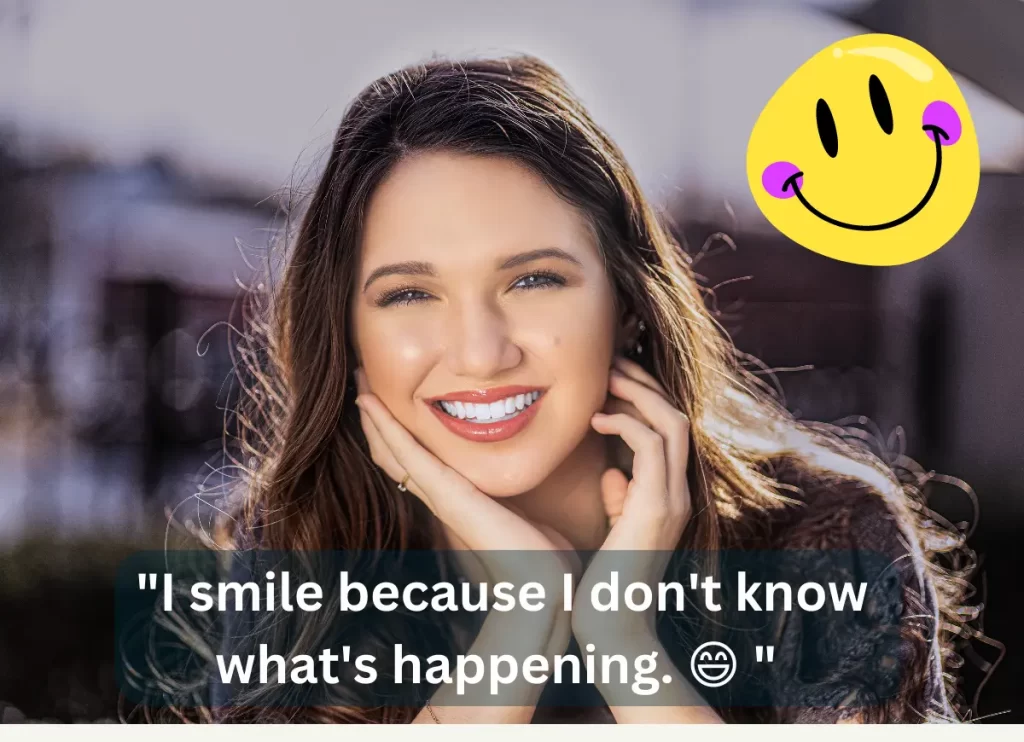 Smile captions for Instagram Or Facebook 