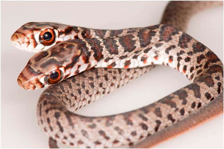Double headed twin snake