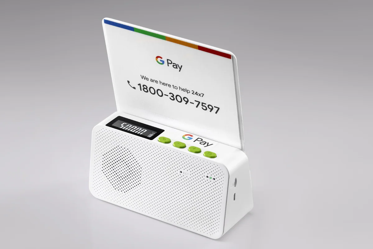 Google Pay SoundPod audio
