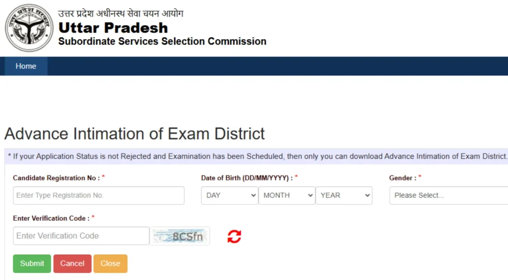 UPSSSC UP Gram Panchayat Adhikari Mains Exam City Details Released at upssscgov in Check City Intimation Now