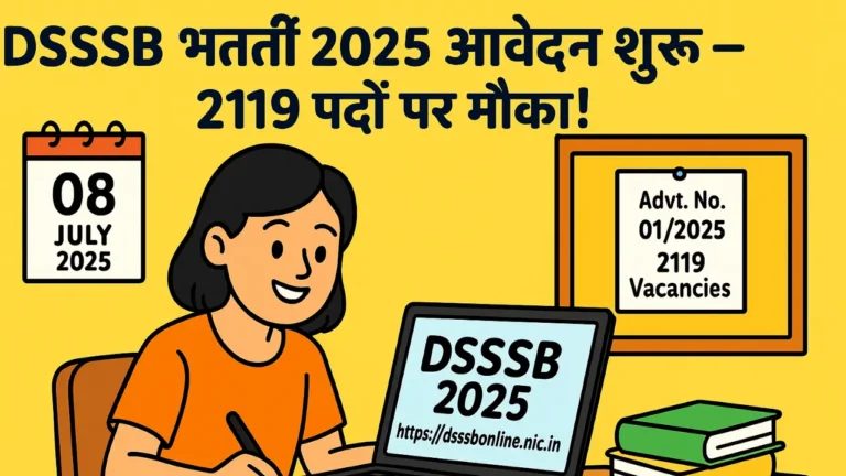DSSSB Warder Recruitment 2025