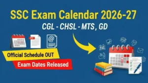 SSC Exam Calendar 2026