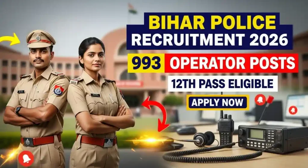 CSBC Bihar Police Operator Recruitment 2026