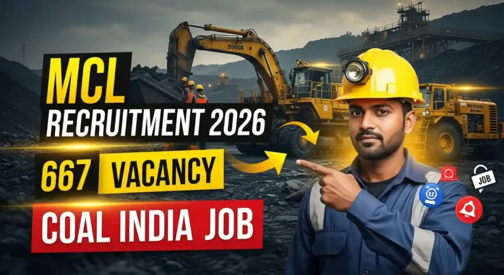 Coal India MCL Vacancy 2026