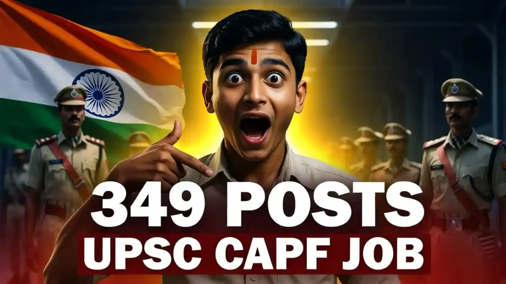 UPSC CAPF AC Recruitment 2026