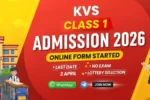 Kendriya Vidyalaya KVS Class 1 Online 2026