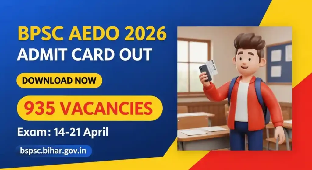 BPSC AEDO Admit Card 2026
