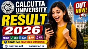 Calcutta University Result 2026 Out – Download B.Com Semester 1 Result 2025 (CCF & CBCS) @caluniv.ac.in