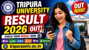 Tripura University Result 2026 Out – Check BA, BSc, Check M.Sc, BVSc & B.Voc Results @tripurauniv.ac.in