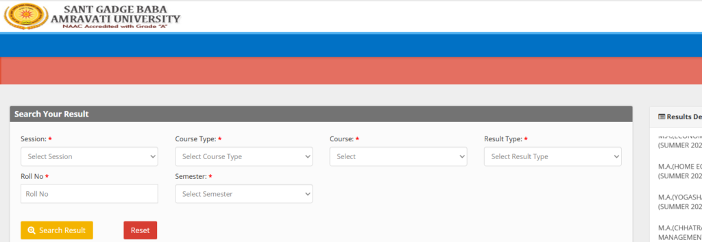 How to Check SGBAU Result 2026 at sgbau.ucanapply.com