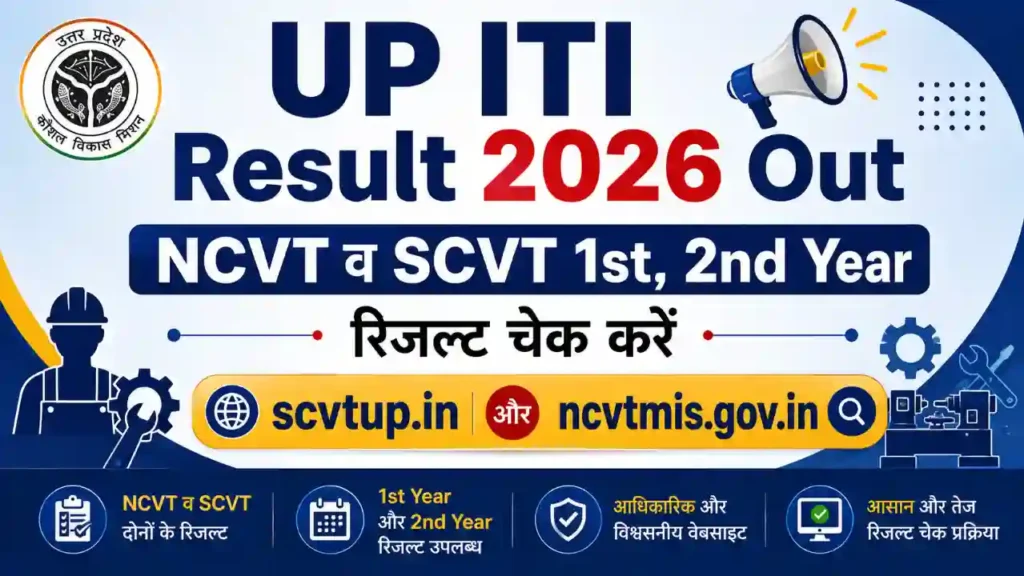 UP ITI Result 2026