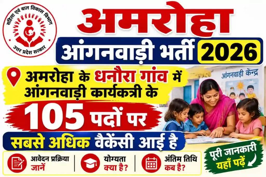 Amroha Anganwadi Bharti 2026